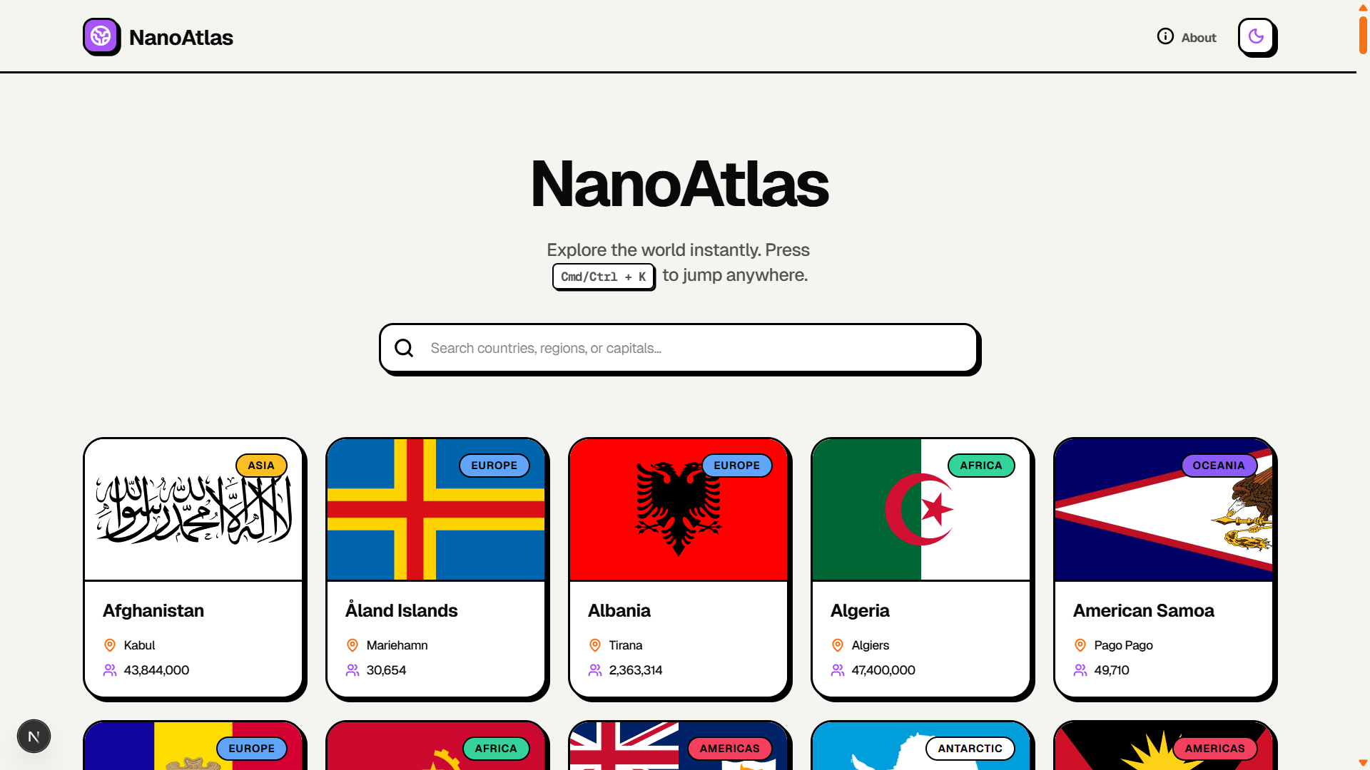 NanoAtlas